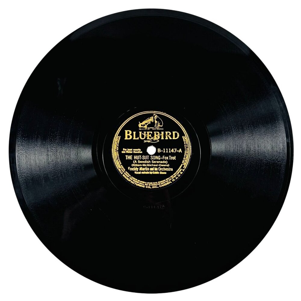 Freddy Martin The Hut-Sut Song / The Karlstad Ball - B-11147 Bluebird 10" 78 RPM